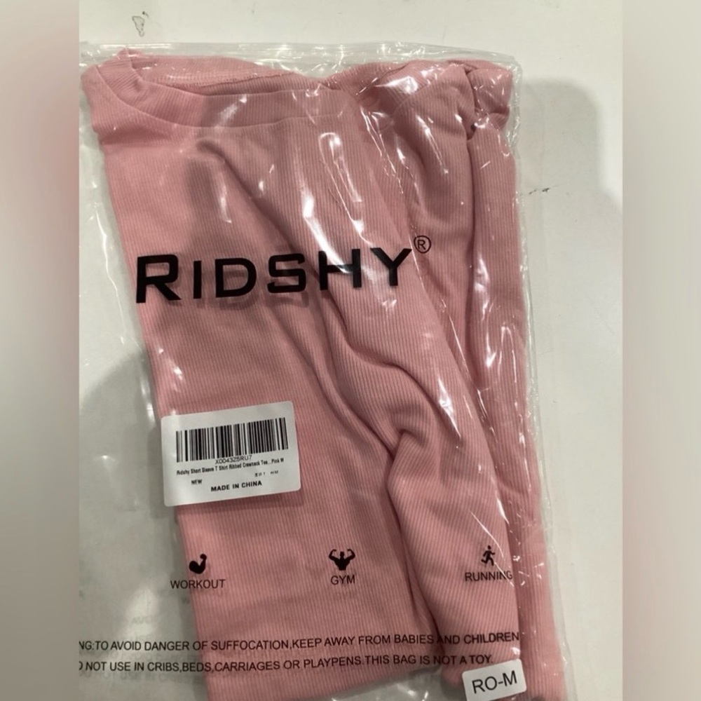Pink Ribbed T-Shirt - Picture 2 of 3